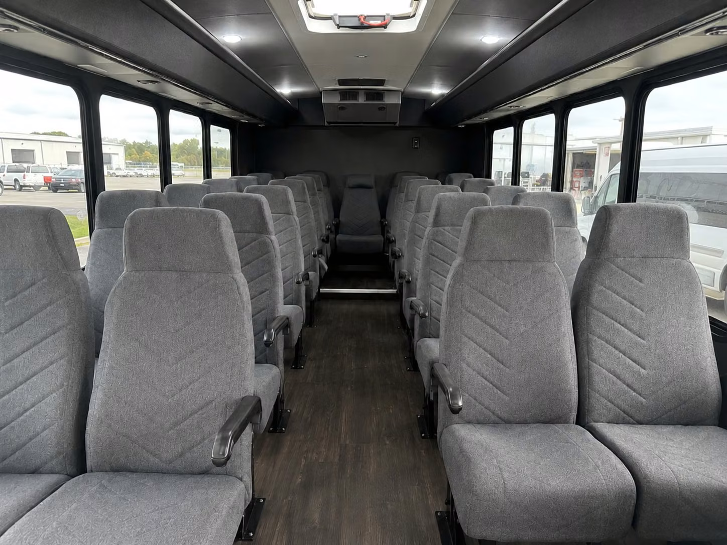15 passenger minibus interior