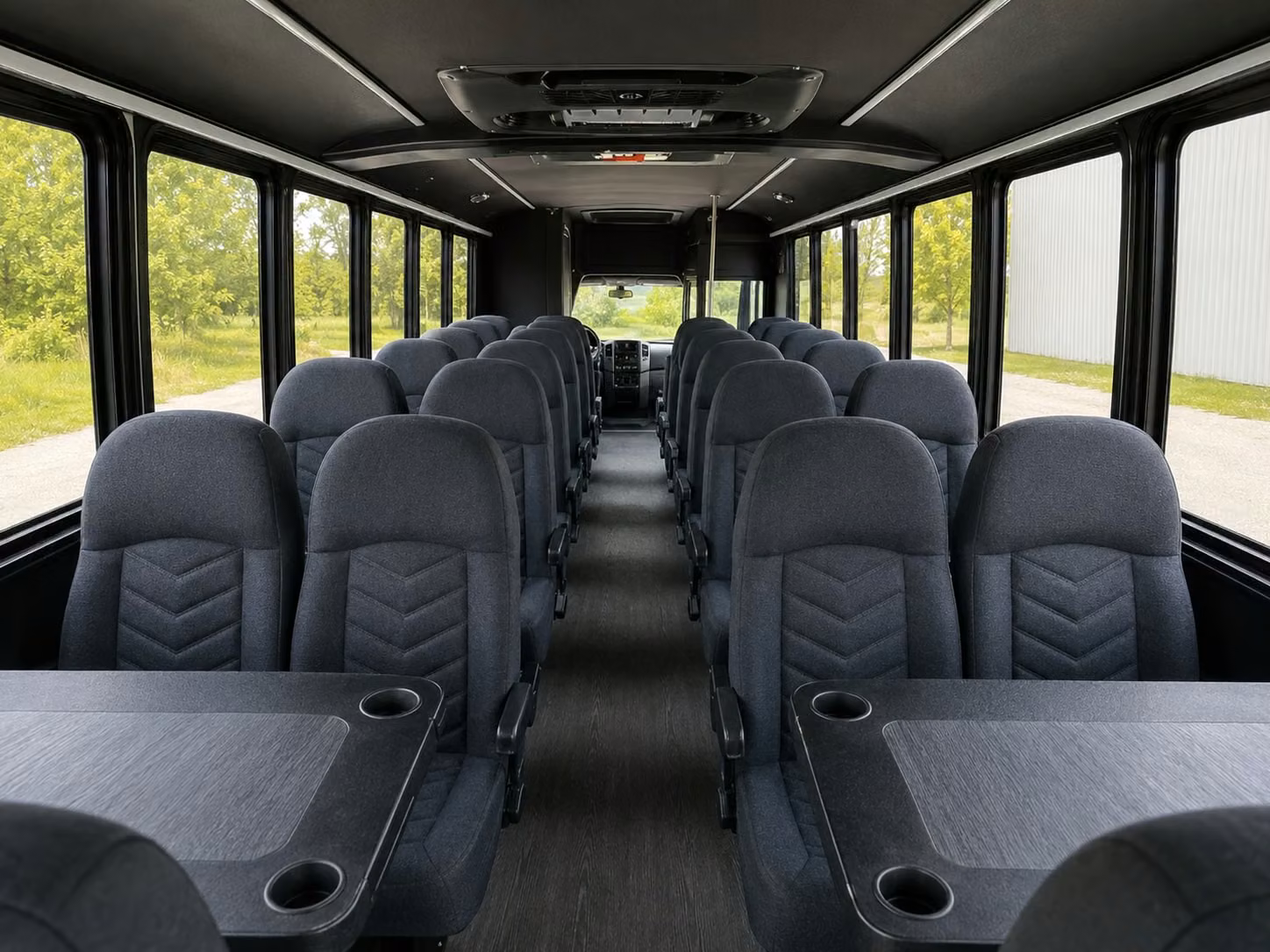 20 passenger minibus inside