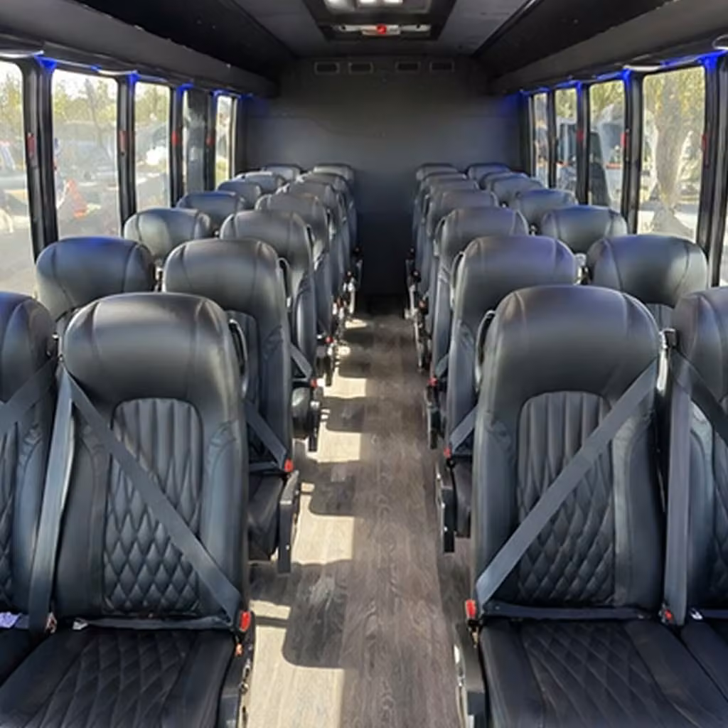30 passenger minibus inside
