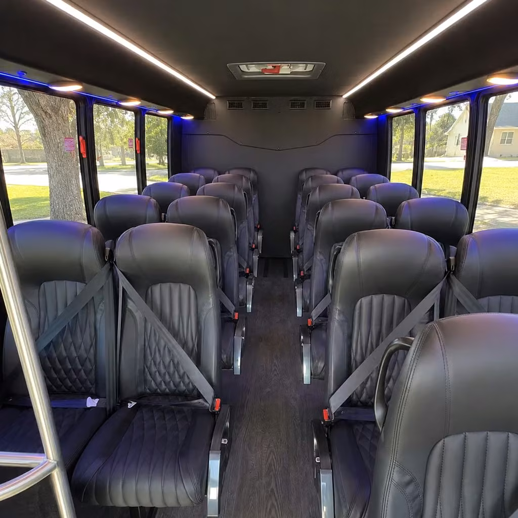 30 passenger minibus interior