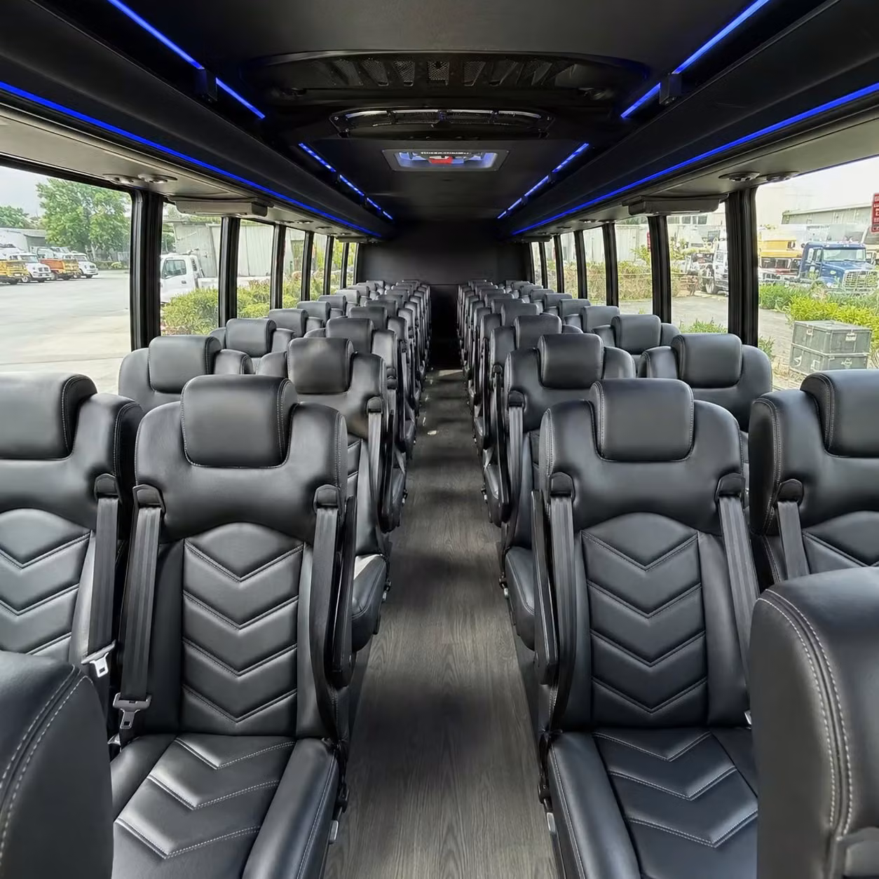 35 passenger minibus inside