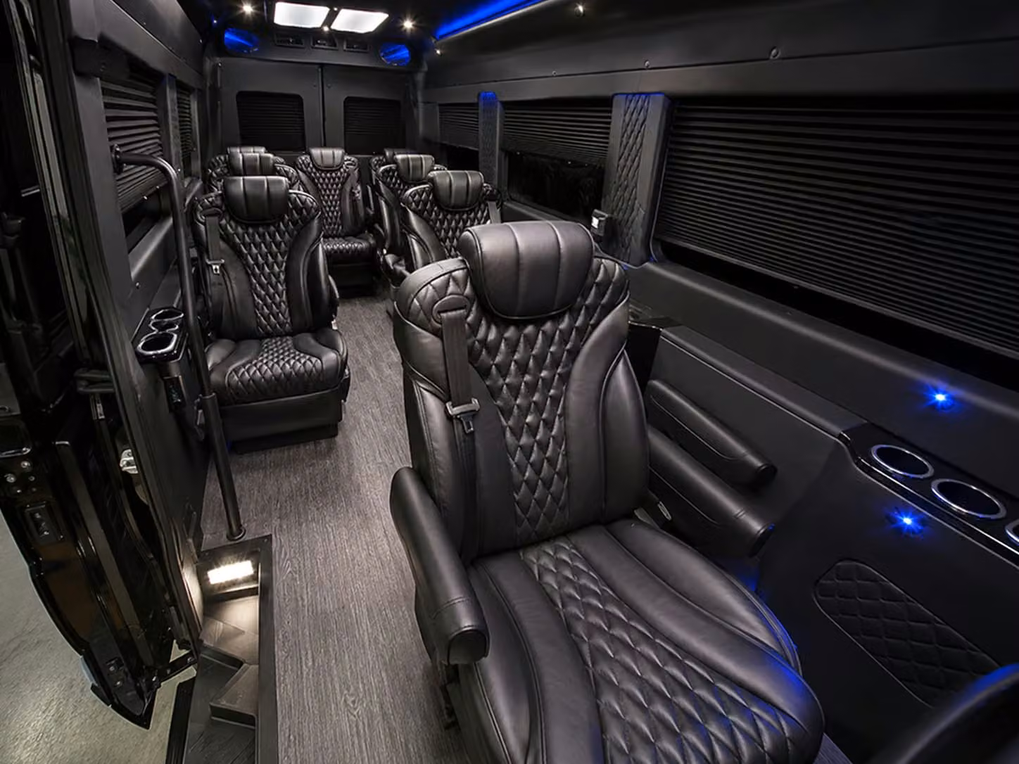 sprinter van with driver inside